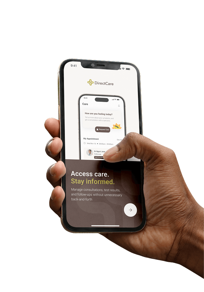 DirectCare App on Phone